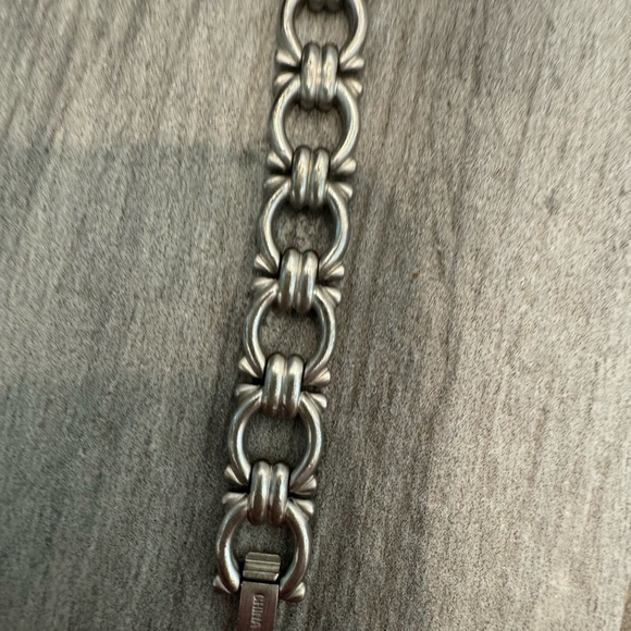 Vintage PAOLO GUCCI Women’s 20mm Quartz Watch White MOP Brushed Steel Bracelet - Picture 14 of 16